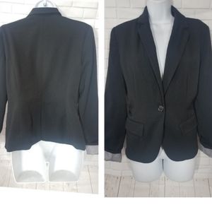 Merona Black Business Suit Jacket Blazer